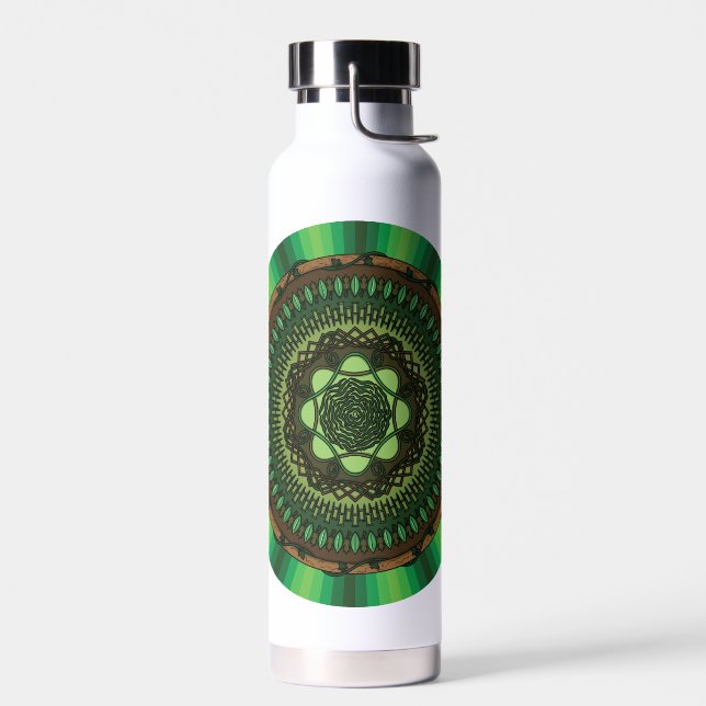 Earth Mandala Trinkflasche (Links)