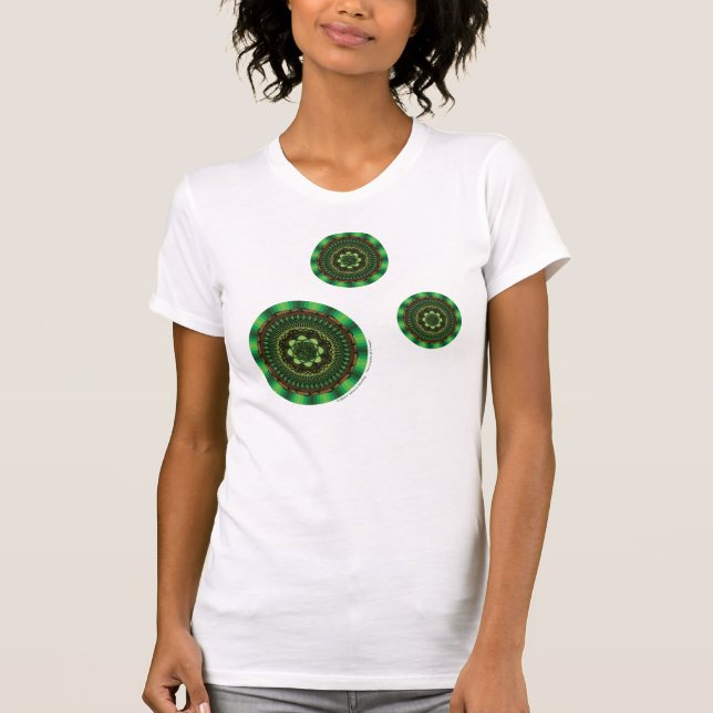 Earth Mandala Women's Light Shirt (Vorderseite)