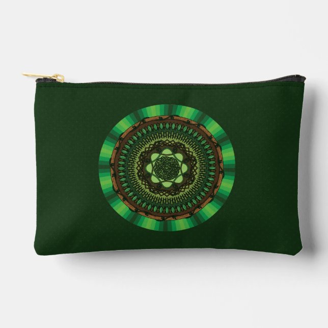Earth Mandala Zubehörtasche (Vorderseite)