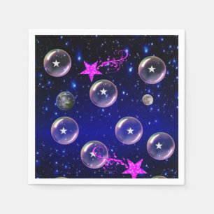 Earth Moon Paper Napkins Serviette