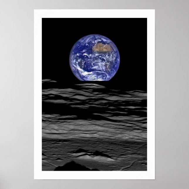 Earth Moonscape Poster (Vorne)