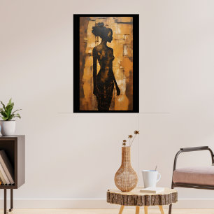 Earth Mother: Afrikanische Kunstfrauen Poster