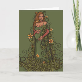 Earth Mother Goddess Druid Karte