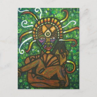 Earth Mother Postcard Postkarte