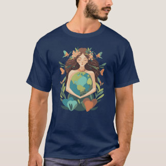 Earth Mother witzig T-Shirt