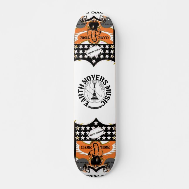 Earth Movers Street Surfer Skateboard (Vorne)