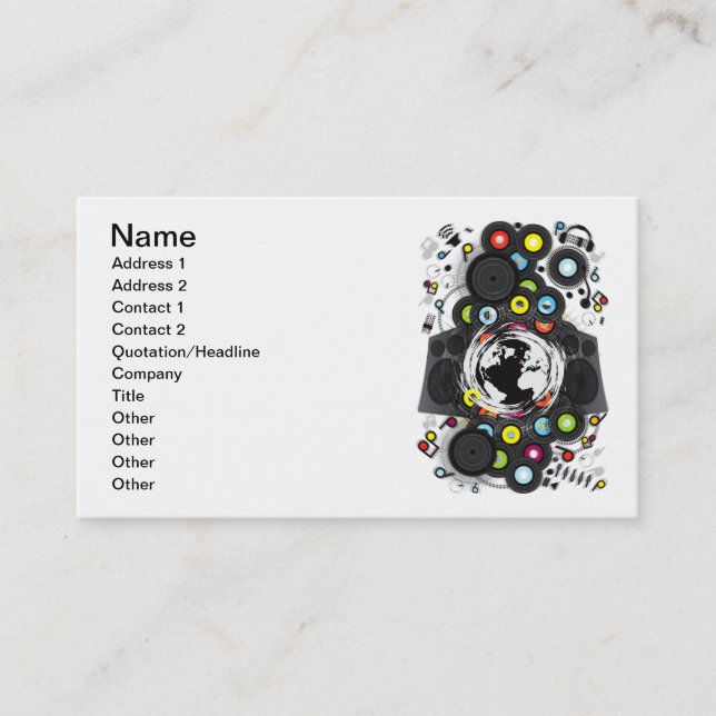 Earth_Music Visitenkarte (Vorderseite)