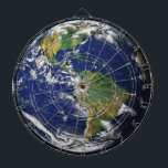 Earth Our World Dart Board Dartscheibe<br><div class="desc">Foto der Erde von oben Foto Courtesy von Pixabay.com</div>