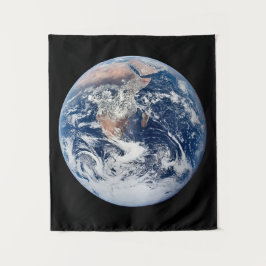 Earth Our Zuhause. Der blaue Marmor Wandteppich