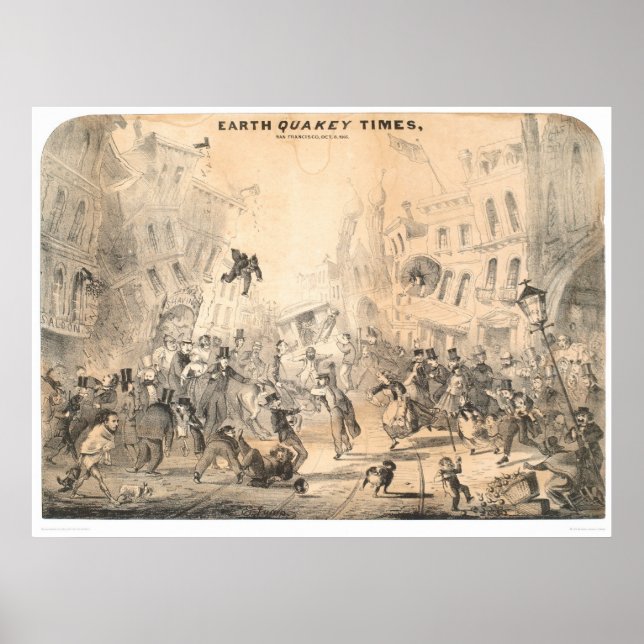 Earth Quakey Times (0785A) Poster (Vorne)