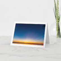 "Earth Rays" leere gefaltete Grußkarte