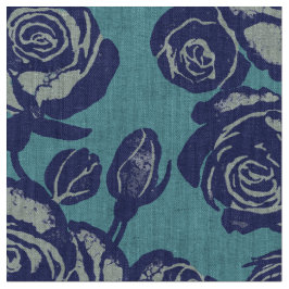 Earth Rose Blues Stoff