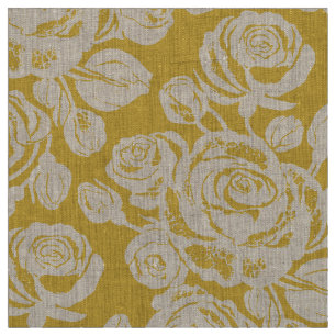 Earth Rose Cinderella Gold Stoff