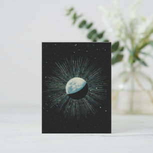 Earth Shine Postkarte