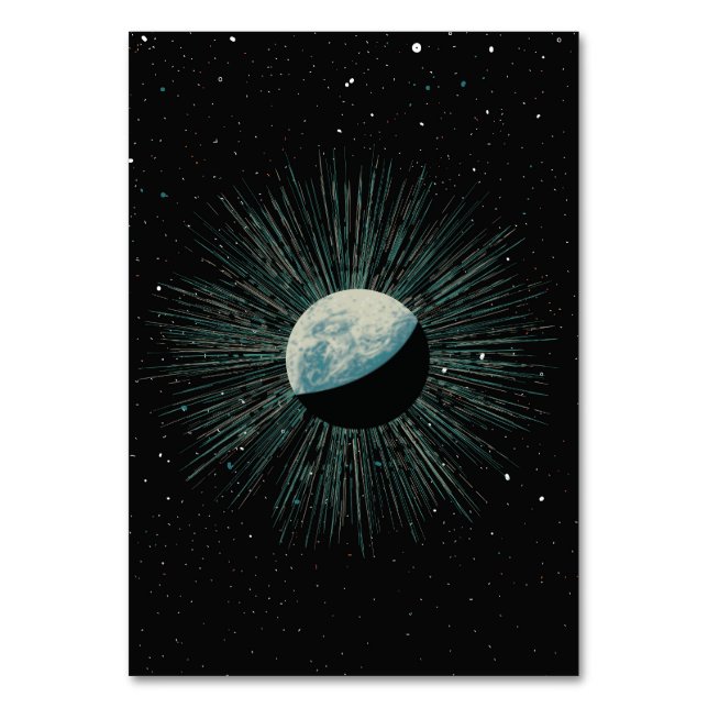 Earth Shine Tischnummer (Vorderseite)