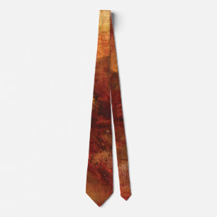 Earth Tone Abstrakt Men Krawatte