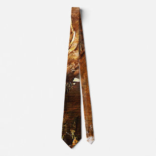 Earth Tone Abstrakt Men Krawatte