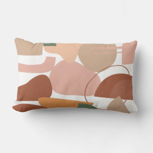 Earth Tone Abstrakt Pattern Lendenkissen