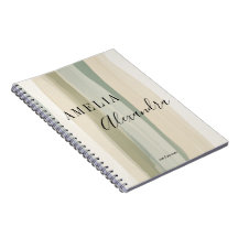 Earth tone Boho Retro Script Abstrakte Wavy Lines