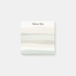 Earth Tone Brush Post-it Klebezettel