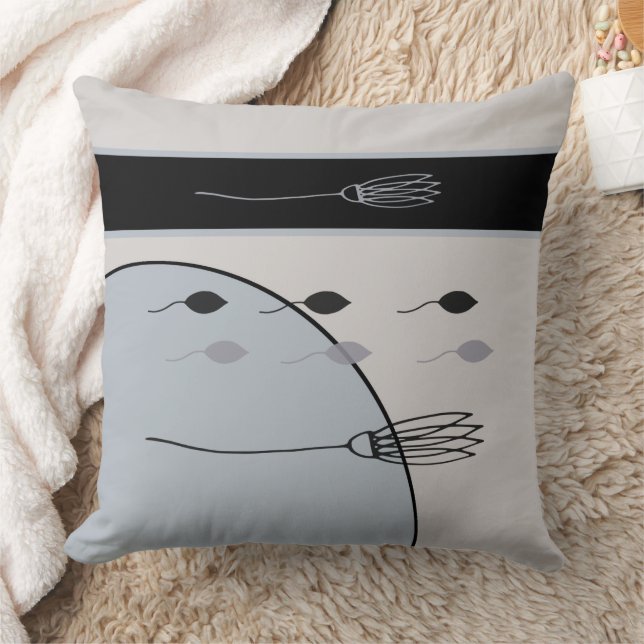 Earth Tone Geometric Floral Boho Throw Kissen (Decke)