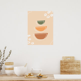 Earth Tone - Minimalistisches Boho-Wall-Poster Poster