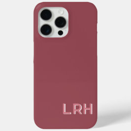 Earth Tone Red Rocks Shadow Monogram Phone Case