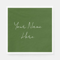 Earth Tone Wedding Event Empfang Napkins