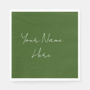 Earth Tone Wedding Event Empfang Napkins Serviette