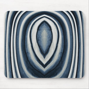 Earth Toned Blue Abstrakt Pattern Mousepad