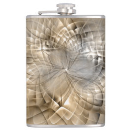 Earth Tones Abstrakt Moderne Fraktal Art Textur Flachmann