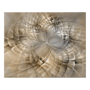 Earth Tones Abstrakt Moderne Fraktal Art Textur Künstlicher Leinwanddruck