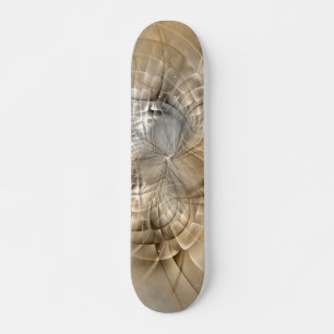 Earth Tones Abstrakt Moderne Fraktal Art Textur Skateboard