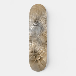Earth Tones Abstrakt Moderne Fraktal Art Textur Skateboard