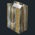 Earth Tones Christmas Fa La Pattern#27 ID1009 Mittlere Geschenktüte<br><div class="desc">Wenn Sie sich fragen, welche Farbkombinationen Sie für Ihre Weihnachtsdekoration und Geschenkartikel in diesem Jahr auswählen sollten, habe ich Sammlungen von aufeinander abgestimmten Mustern erstellt, um das Leben ein wenig leichter zu machen. Diese Geschenktasche zeichnet sich durch ein verziertes, vertikales Streifendesign mit Glitzer- und Grundeffekt aus, das hier in einer...</div>