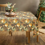 Earth Tones Christmas Pattern#29 ID1009 Tischdecke<br><div class="desc">Wenn Sie sich fragen, welche Farbkombinationen Sie für Ihre Weihnachtsdekoration und Geschenkartikel in diesem Jahr auswählen sollten, habe ich Sammlungen von aufeinander abgestimmten Mustern erstellt, um das Leben ein wenig leichter zu machen. Die Tischdecke weist ein Aquarellmuster aus Nadelkronen und Blattwerk in Erdtönen und Gold auf. Suchen Sie die ID1009,...</div>