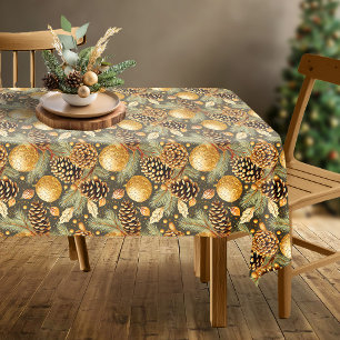 Earth Tones Christmas Pattern#29 ID1009 Tischdecke