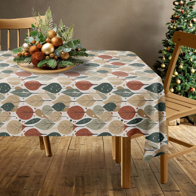 Earth Tones Christmas Pattern#5 ID1009 Tischdecke (Von Creator hochgeladen)