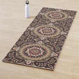 Earth Tones Floral Mandala Yogamatte