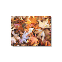 Earth Tones Herbstlaubs Leinwand Mauer Kunst