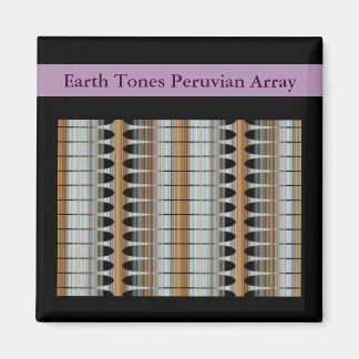 Earth Tones Peruvian Array Magnet 2x2 Quadratmeter