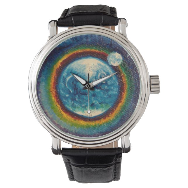 Earth-Uhr Armbanduhr (Vorderseite)