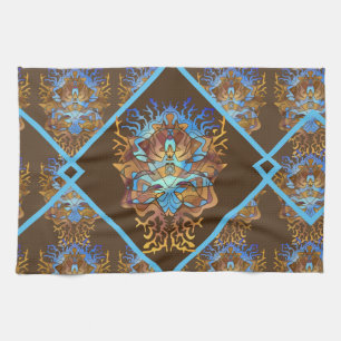 Earth und Sky Mandala Geschirrtuch