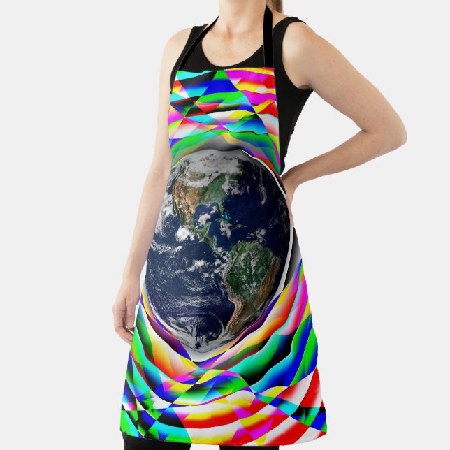 Earth Vibes von Kenneth Yoncich Schürze (InSitu)
