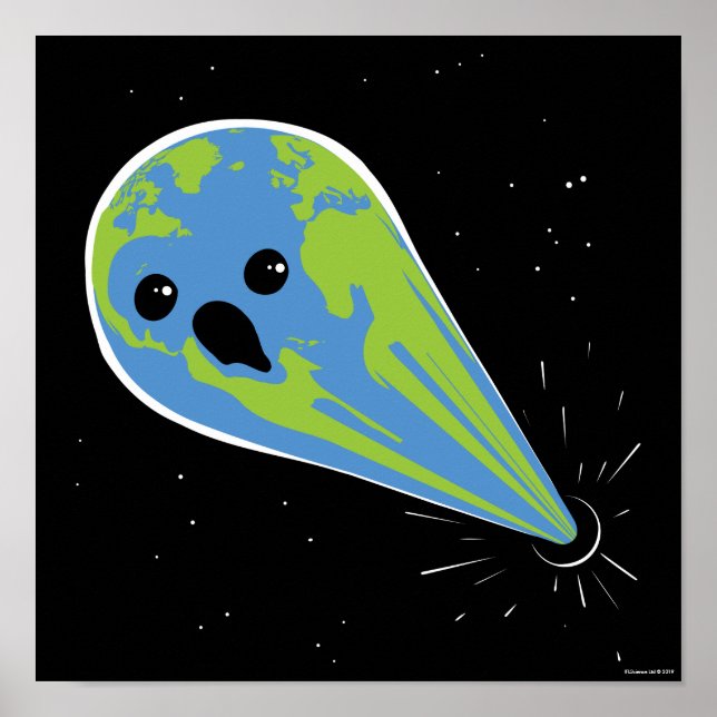 Earth Vs. Black Hole Poster (Vorne)