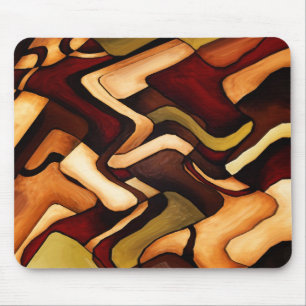 Earth Weave Fine Abstrakt Digital Mousepad