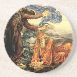 Earthbound von Evelyn De Morgan, viktorianische Ku Untersetzer