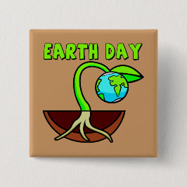 Earthday T-Shirts und Geschenke Button