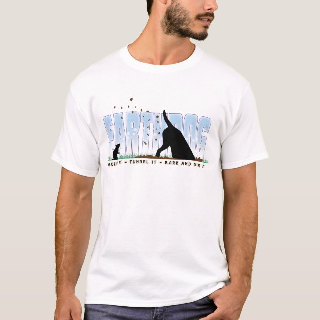 Earthdog Farbentwurf T-Shirt (Vorderseite)