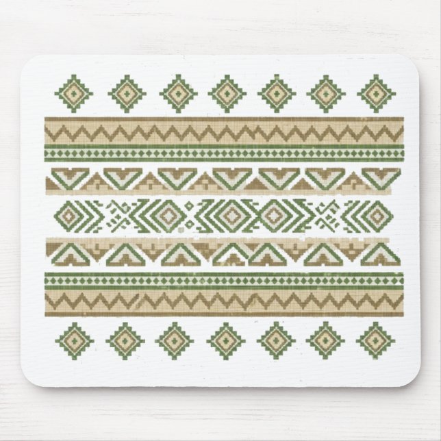 Earthen Ikat Tapestry Mousepad (Vorne)